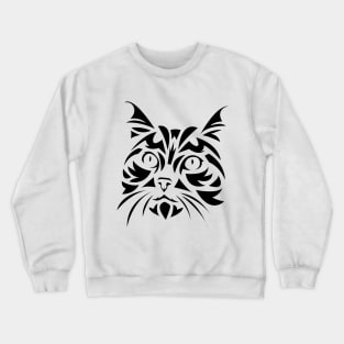 Tattoo Cat Crewneck Sweatshirt